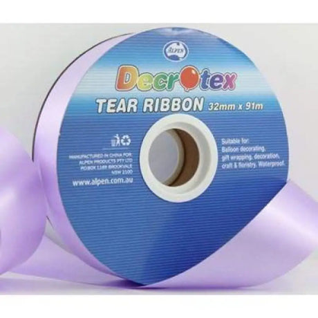 Alpen Decrotex Tear Ribbon Lavender 32mmX91m 205521