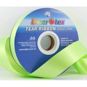 Alpen Decrotex Tear Ribbon Lime 32mmX91m 205507