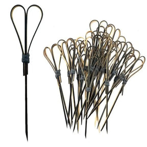 Alpen Eco Occasions Heart Picks Black 12cm 100Pk 460535
