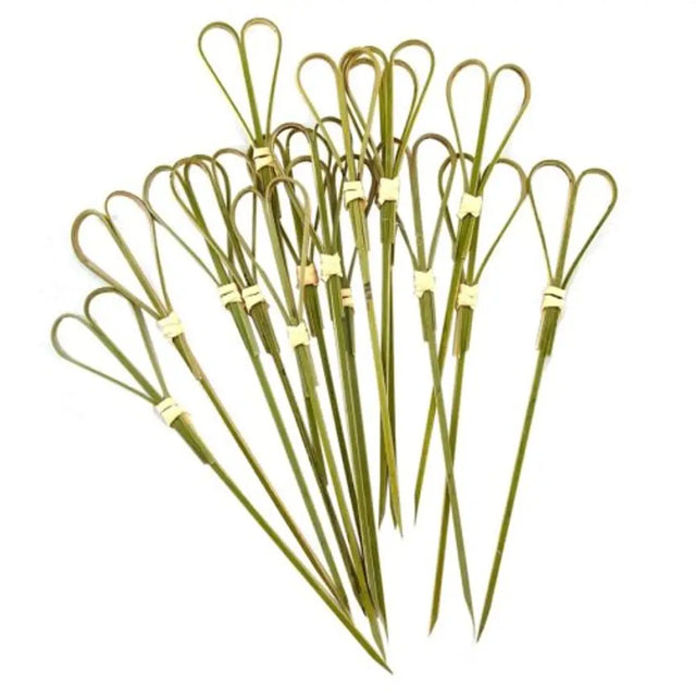 Alpen Eco Occasions Heart Picks Natural 12cm 100Pk 460531