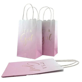 Alpen Eco Occasions Party Bags It’s a Girl 215x130x80mm 5Pk 465864