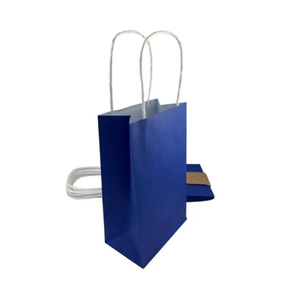 Alpen Eco Occasions Party Bags Navy Blue 215x130x80mm 5Pk 465827