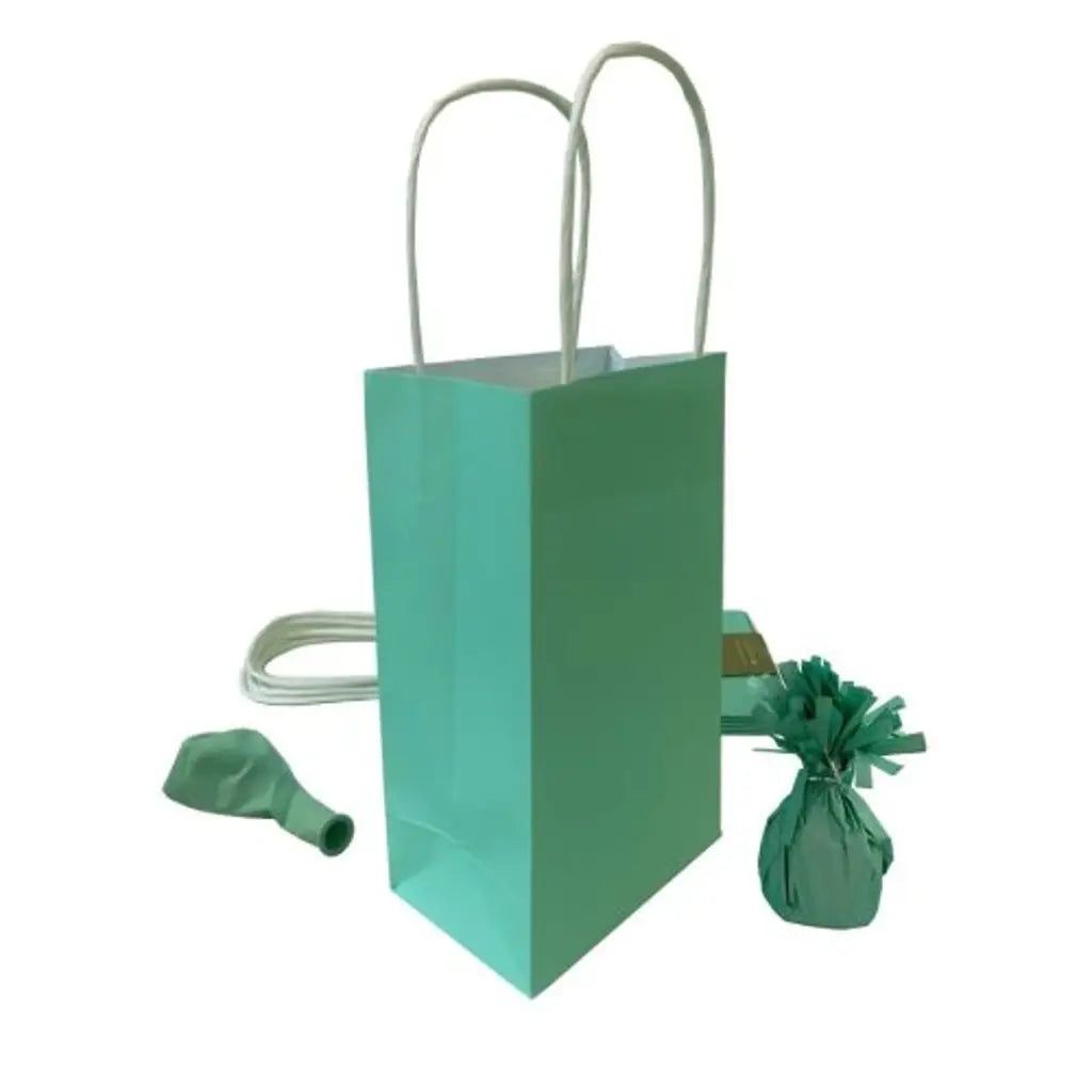 Alpen Eco Occasions Party Bags Pastel Mint 215x130x80mm 5Pk 465842