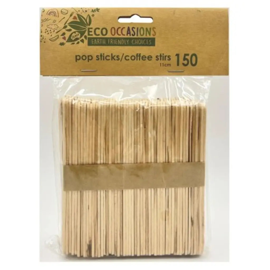 Alpen Eco Occasions Pop Sticks Coffee Stirs 110mm 150Pk 460596