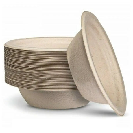 Alpen Eco Occasions Sugarcane Bowls Natural 160mm 50Pk 400301