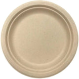 Alpen Eco Occasions Sugarcane Dinner Plates Natural 230mm 10Pk 400203