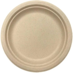 Alpen Eco Occasions Sugarcane Dinner Plates Natural 230mm 10Pk 400203
