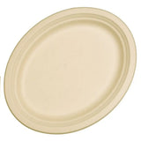 Alpen Eco Occasions Sugarcane Oval Plates Natural 325x260mm 10Pk 400603