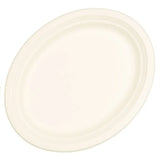 Alpen Eco Occasions Sugarcane Oval Plates White 325x260mm 10Pk 400653