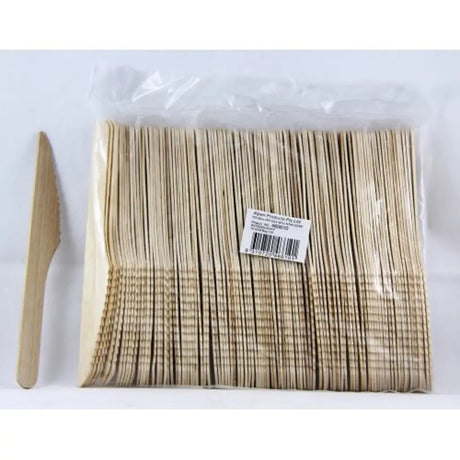 Alpen Eco Occasions Wooden Knives 165mm 100Pk 460610