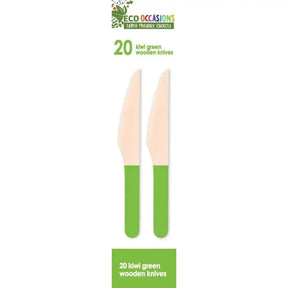 Alpen Eco Occasions Wooden Knives Kiwi 20Pk 401146