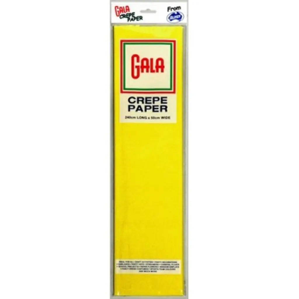 Alpen Gala Crepe Paper Canary Yellow 50x240cm 501062