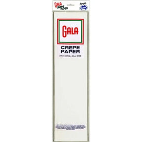 Alpen Gala Crepe Paper White 50x240cm 501011