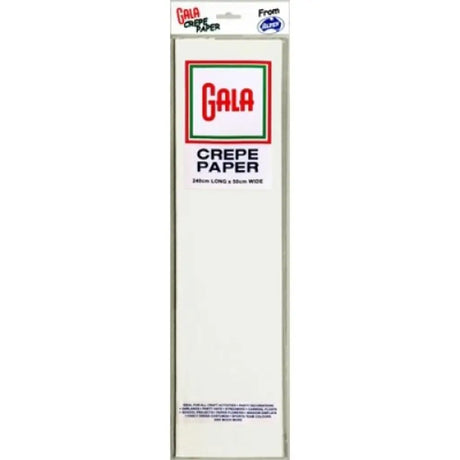 Alpen Gala Crepe Paper White 50x240cm 501011
