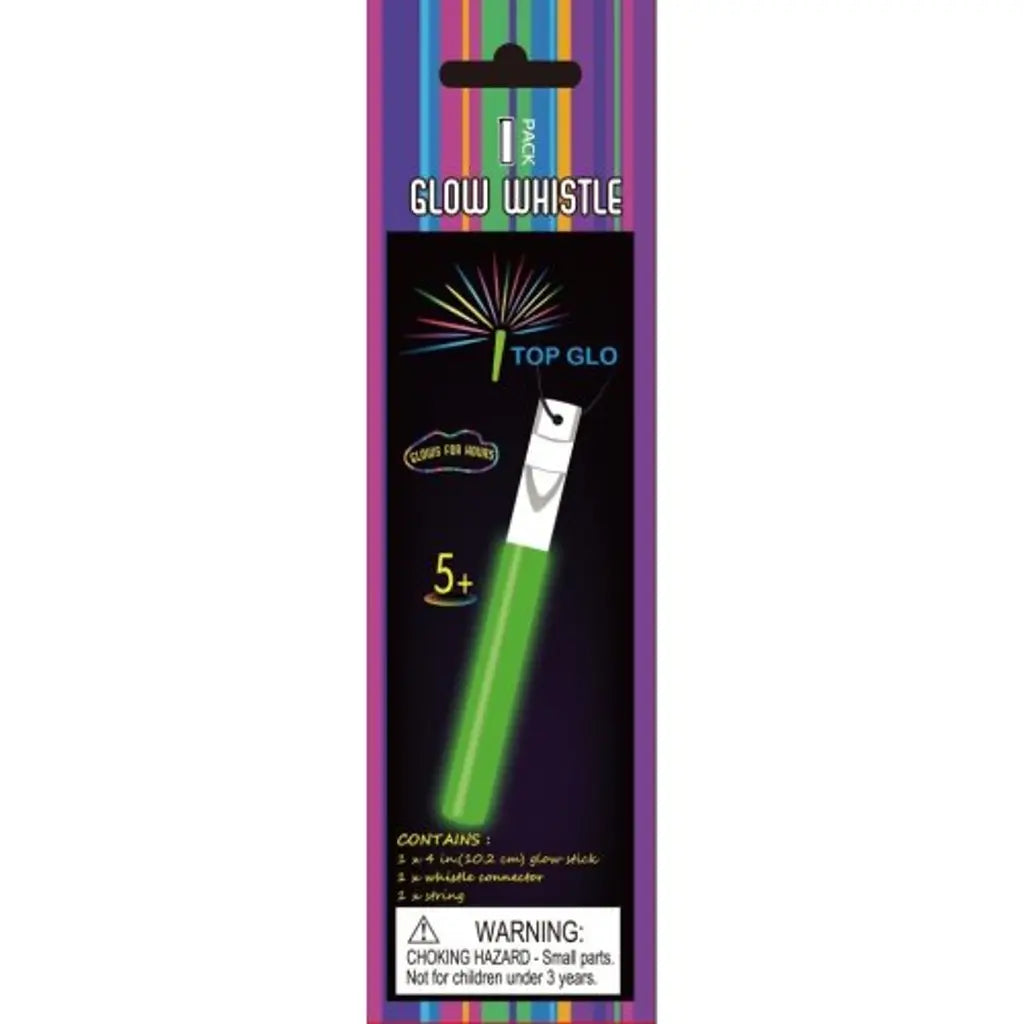 Alpen Glow Stick Whistle On String 15cm 251604