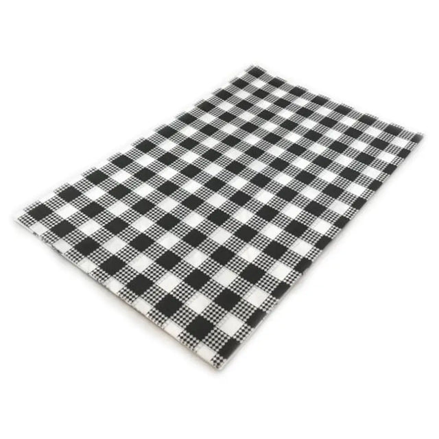 Alpen GreaseProof Paper Black Check 400x330mm 200Roll 103262