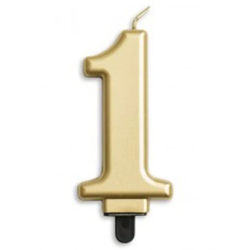 Alpen Occasions Birthday Candles Number 1 Jumbo Gold 431261