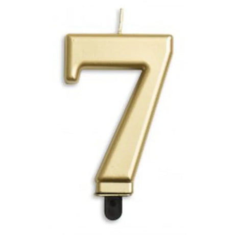 Alpen Occasions Birthday Candles Number 7 Jumbo Gold 431267