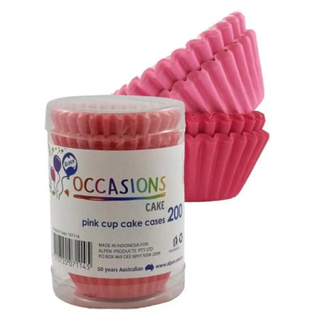 Alpen Occasions Cupcake Cases Pinks Assorted 200Pk 107114
