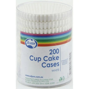 Alpen Occasions Cupcake Cases White 200Pk 107101