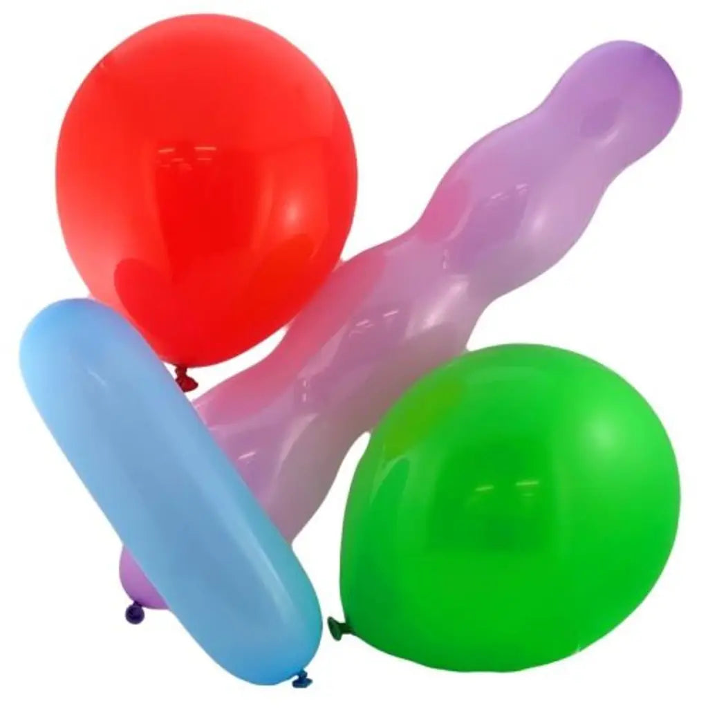 Alpen Occasions Latex Balloon Assorted Shapes 25Pk 203273