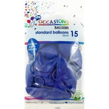Alpen Occasions Latex Balloon Blue 25cm 15Pk 203443