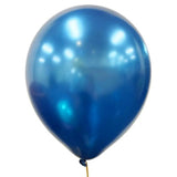 Alpen Occasions Latex Balloon Chrome Blue 30cm 10Pk 203174