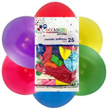 Alpen Occasions Latex Balloon Metallic Assorted 30cm 25Pk 203140