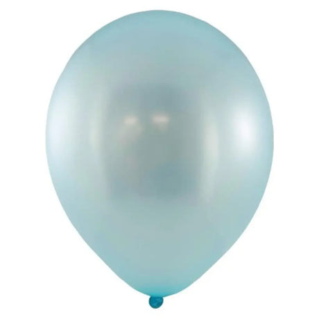 Alpen Occasions Latex Balloon Metallic Light Blue 30cm 100Pk 203240