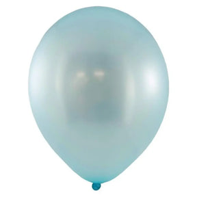 Alpen Occasions Latex Balloon Metallic Light Blue 30cm 25Pk 203150