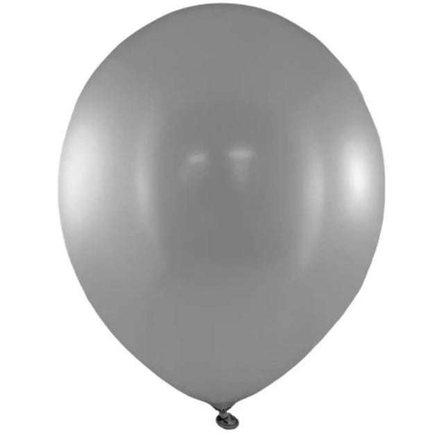Alpen Occasions Latex Balloon Metallic Silver 30cm 25Pk 203151