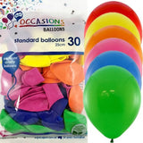Alpen Occasions Latex Balloon Mixed 25cm 30Pk 203471