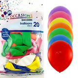 Alpen Occasions Latex Balloon Round Mixed 23cm 20Pk 203258