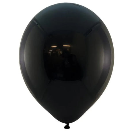 Alpen Occasions Latex Balloon Standard Black 30cm 25Pk 203118