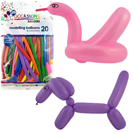 Alpen Occasions Latex Balloons Modelling 20Pk 203295 05