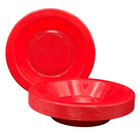 Alpen Occasions Reusable Bowls Red 180mm 20Pk 384116