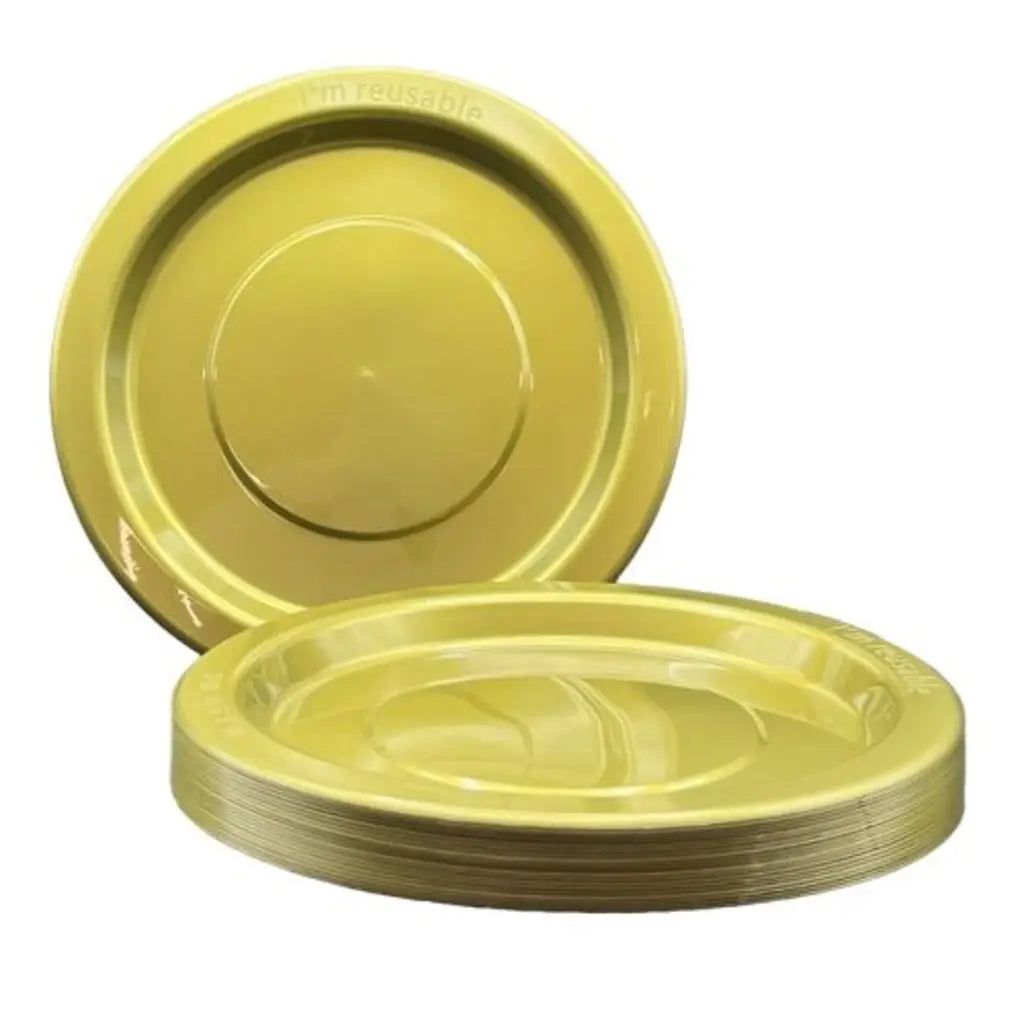Alpen Occasions Reusable Dinner Plates Gold 230mm 20Pk 382131