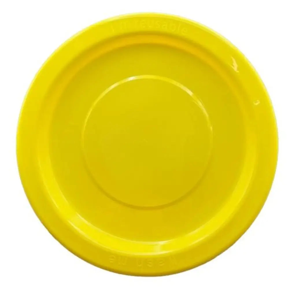 Alpen Occasions Reusable Dinner Plates Yellow 230mm 20Pk 382125