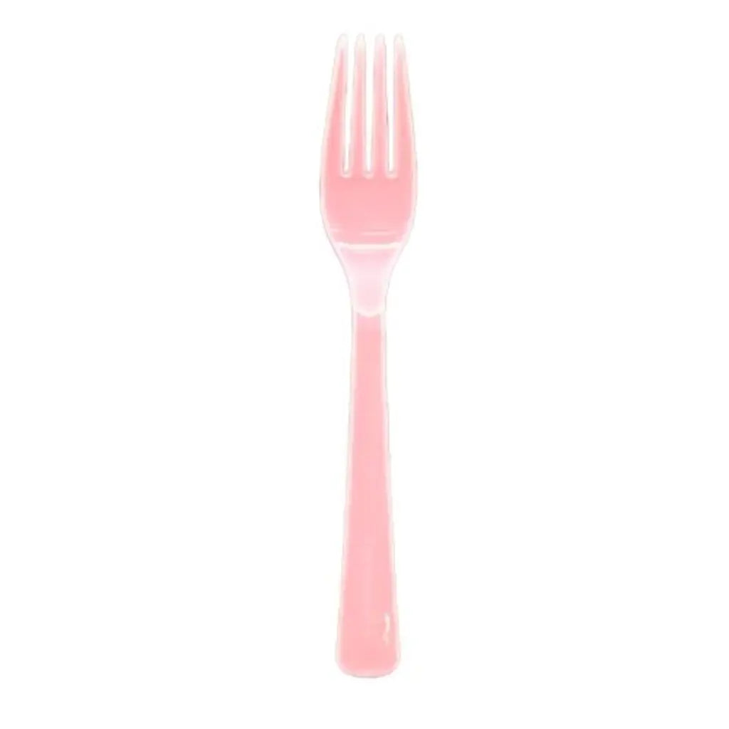 Alpen Occasions Reusable Forks Light Pink 20Pk 386204