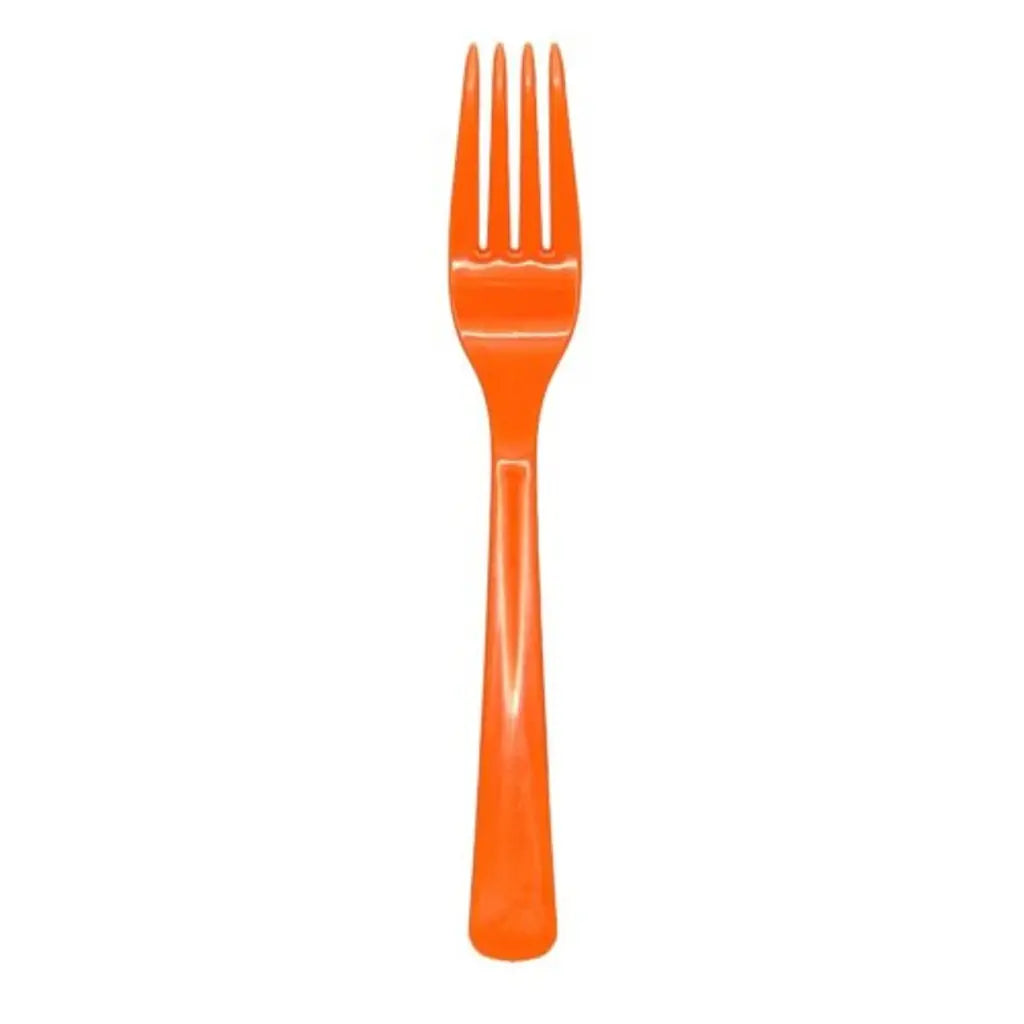Alpen Occasions Reusable Forks Orange 20Pk 386249