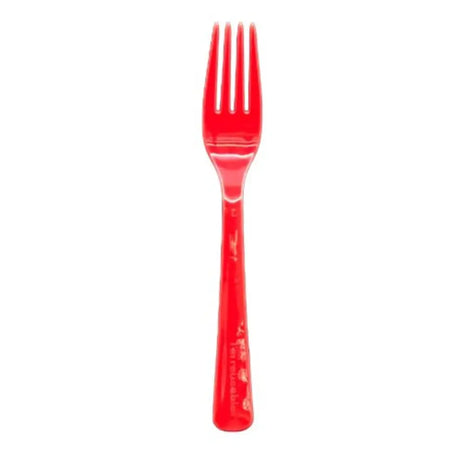 Alpen Occasions Reusable Forks Red 20Pk 386216