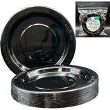 Alpen Occasions Reusable Lunch Plates Black 180mm 20Pk 381158