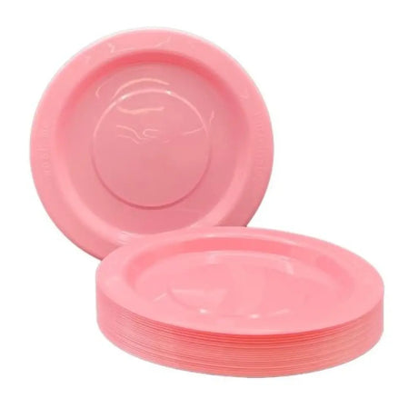 Alpen Occasions Reusable Lunch Plates Light Pink 180mm 20Pk 381104
