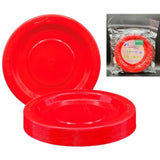 Alpen Occasions Reusable Lunch Plates Red 180mm 20Pk 381116