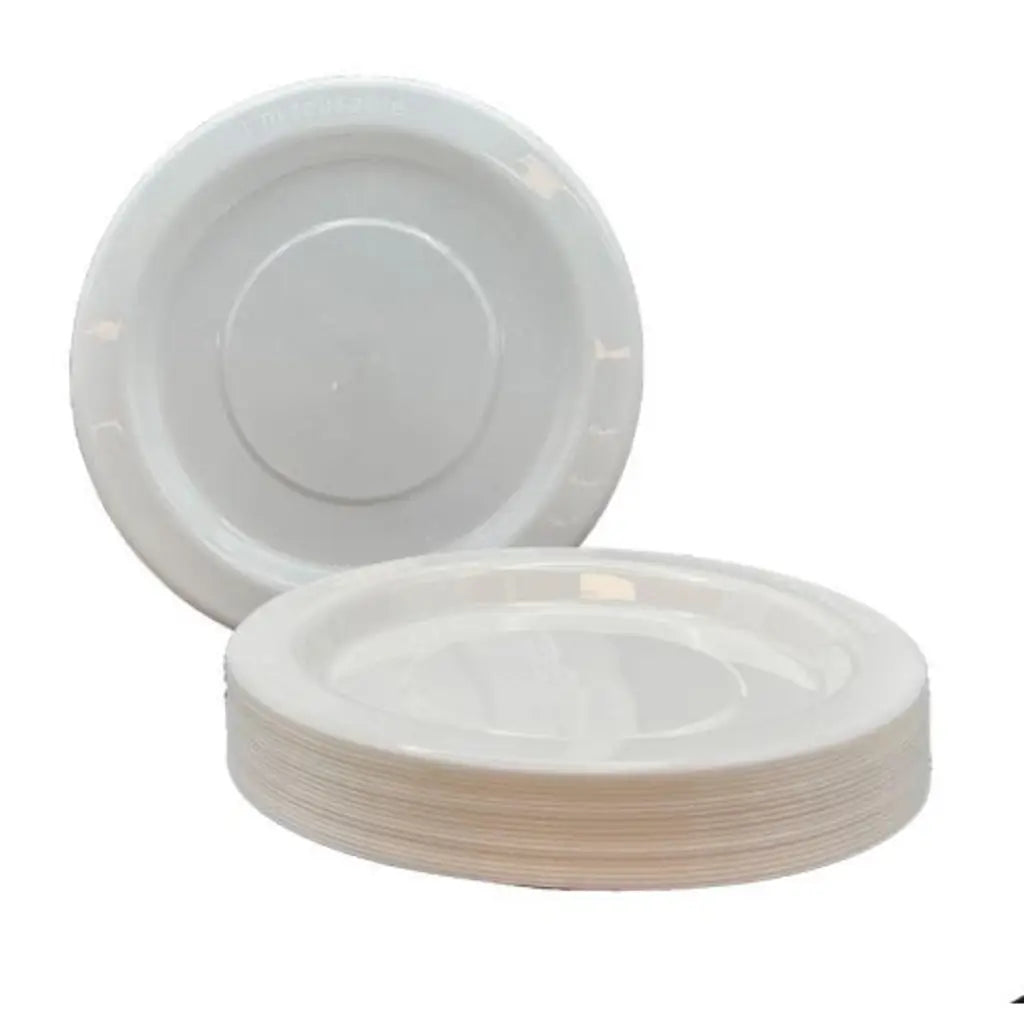 Alpen Occasions Reusable Lunch Plates White 180mm 20Pk 381101