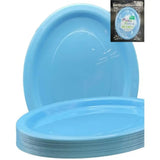 Alpen Occasions Reusable Oval Plates Light Blue 315x245mm 20Pk 383107