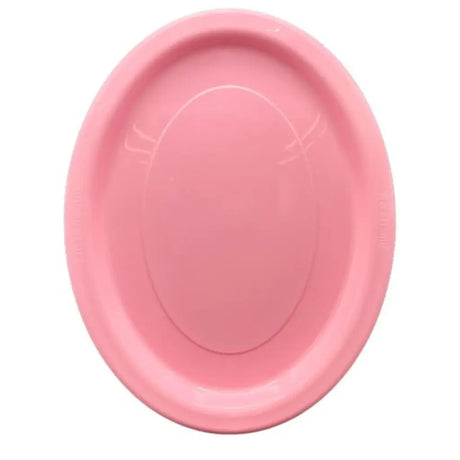 Alpen Occasions Reusable Oval Plates Light Pink 315x245mm 20Pk 383104