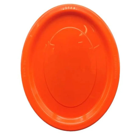 Alpen Occasions Reusable Oval Plates Orange 315x245mm 20Pk 383149