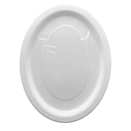 Alpen Occasions Reusable Oval Plates White 315x245mm 20Pk 383101