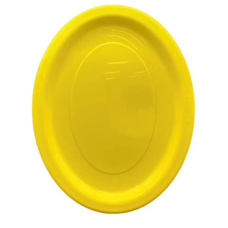 Alpen Occasions Reusable Oval Plates Yellow 315x245mm 20Pk 383125